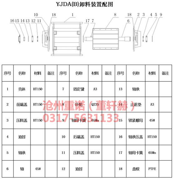 分格輪給料機(jī)的結(jié)構(gòu)及裝配說明